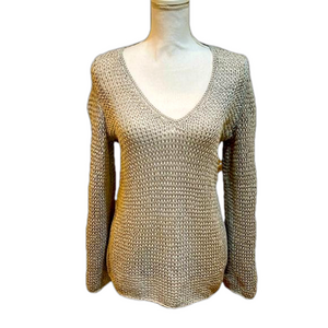 J.Jill cotton v-neck sweater